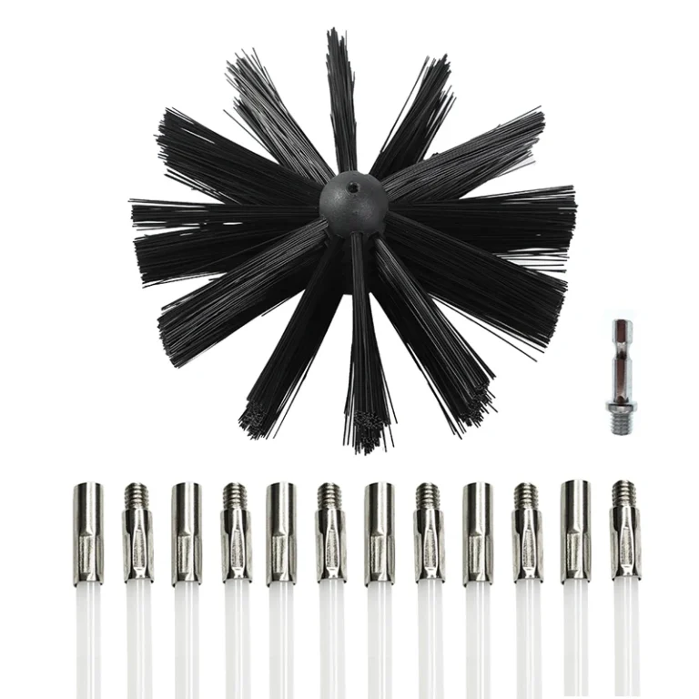 100/150/200mm Pinsel Rotary Kamin Pinsel Langen Griff Flexible Stange Für Kamin Trockner Rohr Kamin innere Wand Reinigung Werkzeuge