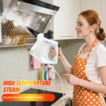 3800W Hochdruck-Dampfreiniger (Auto-Reiniger) - IPX4, 2,5m Kabel, Dampfkannone+9-teilig zum Entfernen von Flecken auf verschiedenen Oberflächen 2