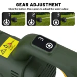 200Bar 3Gear Digital Display Bürstenlosen Elektrischen Hochdruckreiniger Auto Waschen Pistole Garten Wasser Pistole für Makita 18V batterie Pin 4