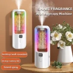 50 ml wandmontierter Aroma-Diffusor für ätherische Öle mit Zeiteinstellung, Luftreinigung, Duftverbreitung für Schlafzimmer, Toilette 2