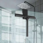 Duschabzieher für Glastüren, Duschwandschaber, Reiniger mit Silikonhalter, Badezimmerspiegel, Wischer, Schaber, Glasreinigung 2