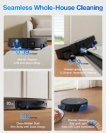 ECOVACS DEEBOT T90PRO Omni 30.000Pa Saugkraft Roboter-Staubsauger mit Wischfunktion und Bodenreinigung für Teppiche Haushaltsgerät 5