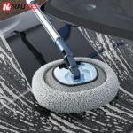 Autowaschbürste mit Teleskopstiel, Mehrzweck-Reinigungsmop mit Weichen Borsten, Universelle Fensterreinigungsbürste, Auto-Zubehör