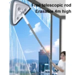 Dreieck Glas Wischer Teleskop Stange Windows Reinigung Pinsel Fenster Reiniger Professionelle Haushalt Fenster Reinigung Werkzeug 4
