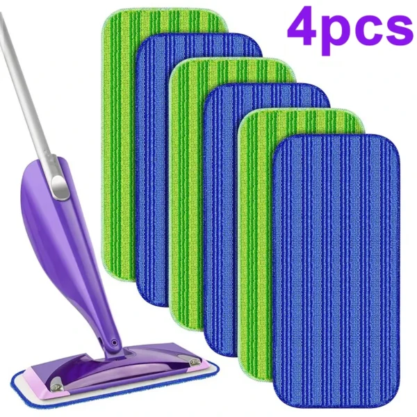 Wiederverwendbare Mikrofaser-Mopp-Pads für Swiffer Wet Jet Wet and Dry Pad Haushaltsstaubtuch Reinigungsbürste Tuch Werkzeuge Zubehör