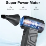 Turbo Fan 130000 RPM Auto Jet Fan 5 Outlet Düsen Tragbare Blasen Schnee Reinigung Gebläse Werkzeug Elektrische Air Duster Typ-C Aufladen 4