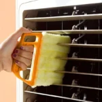 Lüftungsschlitz-Reinigungstuch Bürste Auto-Klimaanlage Mikrofaser-Klimaanlagen-Staubwedel Elektrischer Lüfterreiniger Waschbares Werkzeug 2