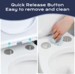 SAMODRA Toilettensitz mit Absturzsicherung O-förmiger Toilettensitz aus UF-Material (O-Form) 4