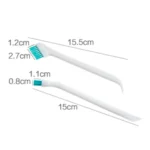 2 Teile/satz reinigung schmale pinsel lange griff tragbare spalt baby flasche spalt reinigung pinsel haushalt küche werkzeug kleine pinsel 4
