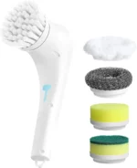 5-in-1 USB Wiederaufladbare Elektrische Haushaltsreinigungsbürste Multifunktionale Spülbürste für Küche und Toilette