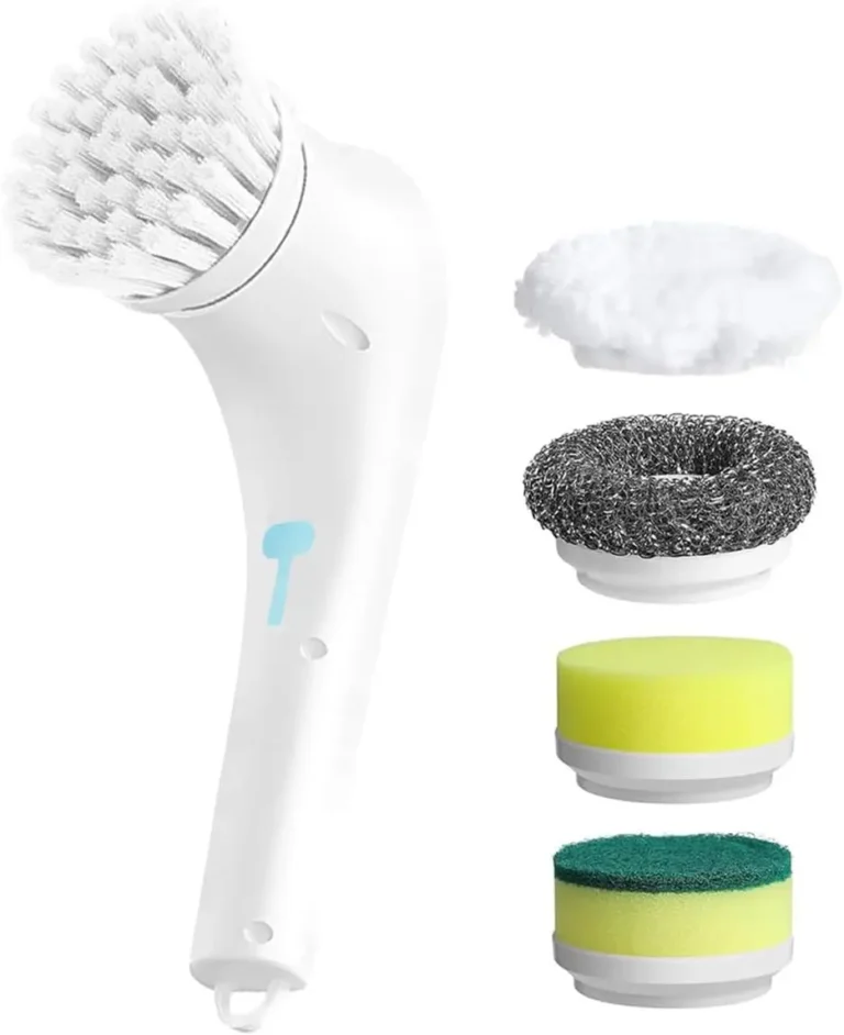 5-in-1 USB Wiederaufladbare Elektrische Haushaltsreinigungsbürste Multifunktionale Spülbürste für Küche und Toilette