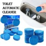Toilettenschüsselreiniger, automatisch, selbstreinigend, 10 Tabletten, blaue Blase, Zitrone, Lavendelduft, leistungsstarker Desodorierer für Badezimmer, WC Fres