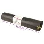 Große schwarze Müllsäcke 120 Liter 70x105 cm Haushalt Gewerbe 250 Stück 5