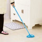 Drehbarer Reinigungsmopp, verstellbarer Dreiecksmopp, ausziehbarer Griff, multifunktionaler Staubreinigungsboden, Küche, Badezimmer 2