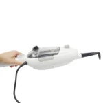 1300W Abnehmbarer Handdampfreiniger, Multifunktionaler Dampfmopp mit 450ml Wassertank und 4,5m langem Netzkabel, 10 Reinigungsaufsätze Haushaltsdampfreiniger für Fliesen, Marmor, Hartholz, Laminat, Fenster, Möbel, Toilettenreinigung 7