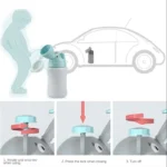 Toiletten-Pipi-Flasche, tragbar, für den Notfall, für Kinder, Urinal, Outdoor, Auto, Reisen, Schrumpfbar, 600/750 ml, Anti-Leckage, für Jungen und Mädchen, Trainingstöpfchen 5