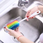Wasser flasche Tasse Becher Reinigungs bürste Wäscher mit langem Griff Komfort Griff Bürsten für Baby flaschen Gläser Gläser Küc 5