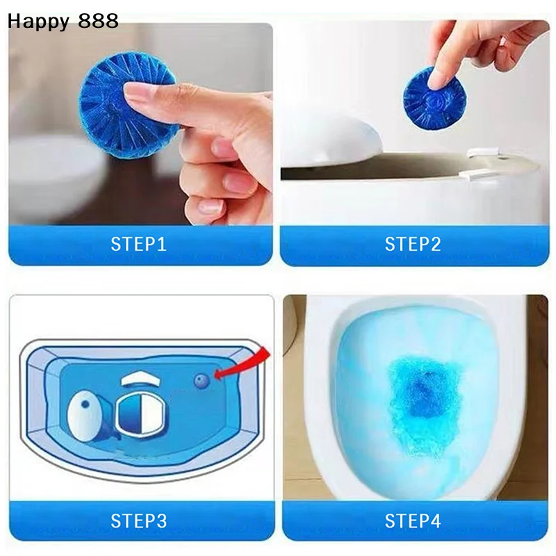 Blaue Automatische Toilettenreiniger-Tabletten Großpackung Langanhaltende Blasen-Erfrischer-Scheiben für Badezimmer WC Hygiene-Pflege Blaue Automatische Toilettenreiniger-Tabletten Großpackung Langanhaltende Blasen-Erfrischer-Scheiben für Badezimmer WC Hygiene-Pflege
