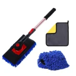 Seametal Teleskop Auto wasch bürste Mop Handtuch Kit langen Griff Chenille Mop Brusher Auto waschen Stauben tfernung Reinigungs mittel 6