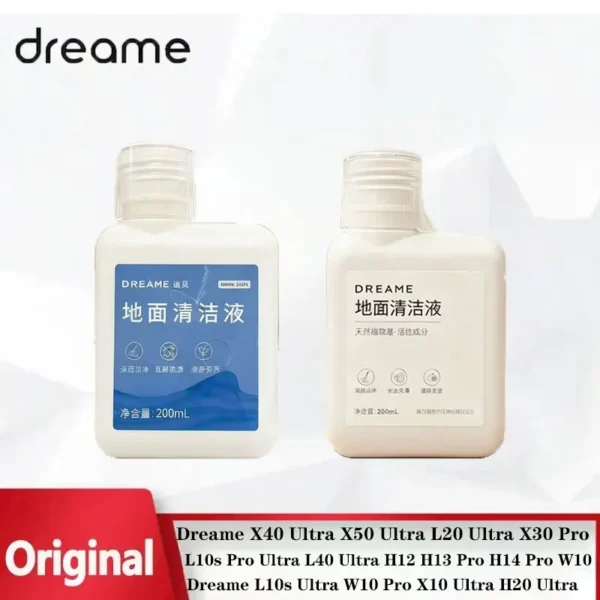 Flüssigkeit Fit Für Dreame L40 Ultra AE X40 Ultra / l10s ultra gen2 /X50 ultra/H12 Pro /W10 Reinigung Flüssigkeit Teile Zubehör 200 ml