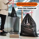 50L/100L Küche Haushalt Extra Dicker Kordelzug Typ Müllsack, Badezimmer Müllsack, Einweg Müllsack, Beutel Küche Lagerung