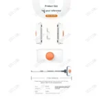JOYBOS 40 cm Spin Flat Mop & Bucket Set – 360 °   Reinigung der Nass-Trocken-Trennung für Hartholz-/Laminat-/Vinylfliesen 5