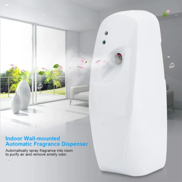 Home Indoor Wand montage automatisch einstellbare Lufter frischer Duft Aerosol Spray Spender