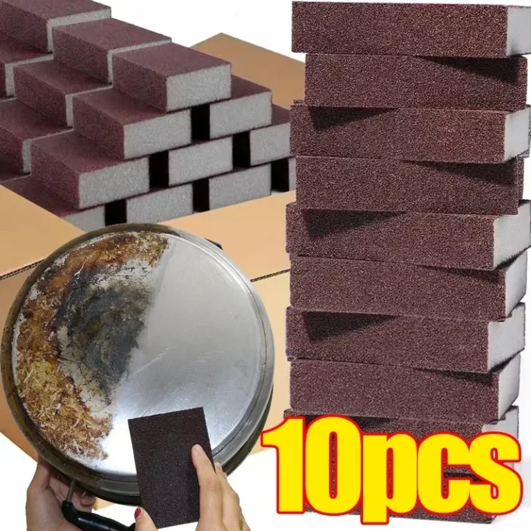 1/10Pcs Rost Entfernen Schwamm Carborundum Radiergummi Haushalt Reinigung Pinsel Entkalkung Scheuer Schwämme Reiben Kochfeld Topf Küche werkzeuge