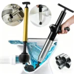 Edelstahl Rohr Bagger Wc Plunger Unblocker Pneumatische Hochdruck Baggerarbeiten Ablauf Blaster Werkzeug Bad Zubehör