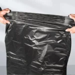 100/300 Stück Große Abfallsäcke Schwarz Transparent Verstärkte Müllbeutel für Außenbereich Restaurant Küche Einweg-Mülltüten 2