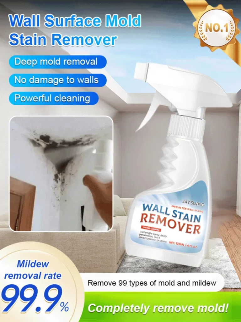 Leistungsstarker Schimmelreiniger für das Badezimmer. Der starke Entferner von Wandflecken und Schimmel entfernt schnell hartnäckige Flecken an der Wand. Langfristige Ameise