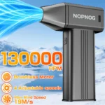 Auto-Schneefräse Elektrischer Luftreiniger Typ-C Aufladbar Reinigungs- und Blaswerkzeug 4 Gänge Tragbarer Turbo ​ Gebläseventilator 130000 U/min