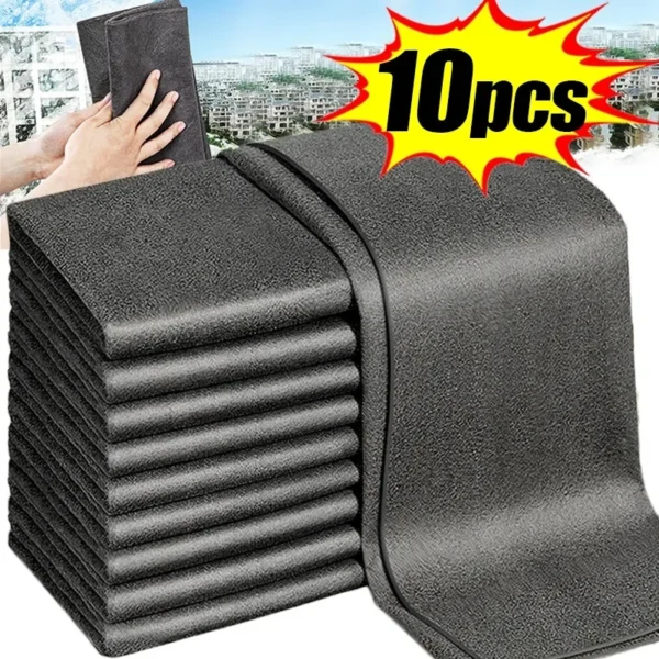 10/1 stücke Magie Reinigungstücher Wiederverwendbare Mikrofaser Waschen Lumpen Auto Fenster Spiegel Wischen Handtücher Lappen Haushalt Küche Saubere Werkzeuge