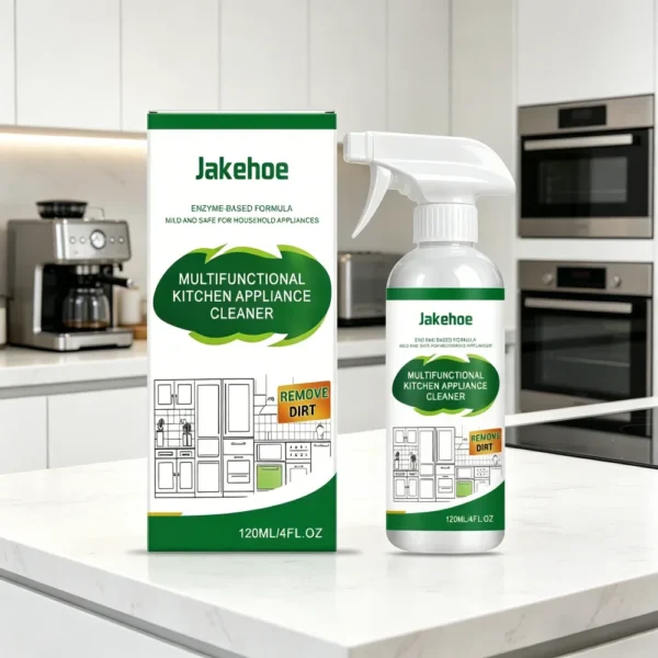 JAKEHOE Multifunktionaler Küchenreiniger Hochleistungs-Ölfleckenentferner für Dunstabzugshaube Herd Arbeitsplatte Ofen Grill Reinigungsspray