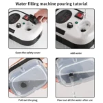 2500 W Hochtemperatur- und Druck-Handdampfreiniger, Klimaanlage, Hundehaube, Auto, Dampfreinigung, EU-Stecker 5