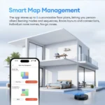 Ultenic T20 Pro Roboter-Staubsauger, 8000Pa Saugkraft, 3 Reinigungsmodi, Intelligente Lidar-Navigation, 2-in-1 Staub- und Wassertank 4