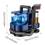 Yanhama R13 Handstaubsauger für Teppiche 800W 25Kpa Kabelgebundene Fleckenreinigungsmaschine 1,1m Schlauch Tragbarer Nass-Textilreiniger für Sofa und Auto 8