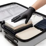 20/50/100 Stück schwarze Nitrilhandschuhe, Einweghandschuhe, geeignet für Küche, Backen, Auto, Schönheitssalon, Badezimmer, Haushaltsreinigung 3