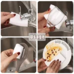 100/50 Teile/los Melamin Schwamm 10X6X2cm Magischer Schwamm Radiergummi für Küche Büro Badezimmer Melamin Reiniger Reinigungsschwamm 4