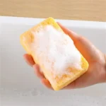 2/5 PcsHolz Zellstoff Melamin Schwamm Radiergummi Für Geschirr Waschen Doppel-seite Mehrzweck Scheuer Pad Nützliche Dinge für Küche 5