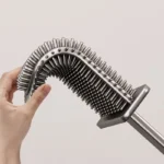 Neue Silikon-Toilettenbürste zur Wandmontage mit Abtropfschale für Gründliche Reinigung ohne Toten Winkel im Badezimmer 5
