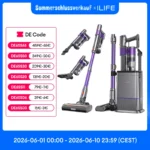 ILIFE H90 Pro Neuer Handstaubsauger mit Staubaufbewahrung & Ladestation 2-in-1, Starke Saugkraft, Geräuscharm, Perfekt für Tierhaare