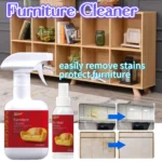 Möbelreiniger, Dekontamination und Vergilbung, multifunktionaler Haushaltsreiniger, Spray, Kleiderschrank, Schuhschrank, Tisch, Boden, Leder