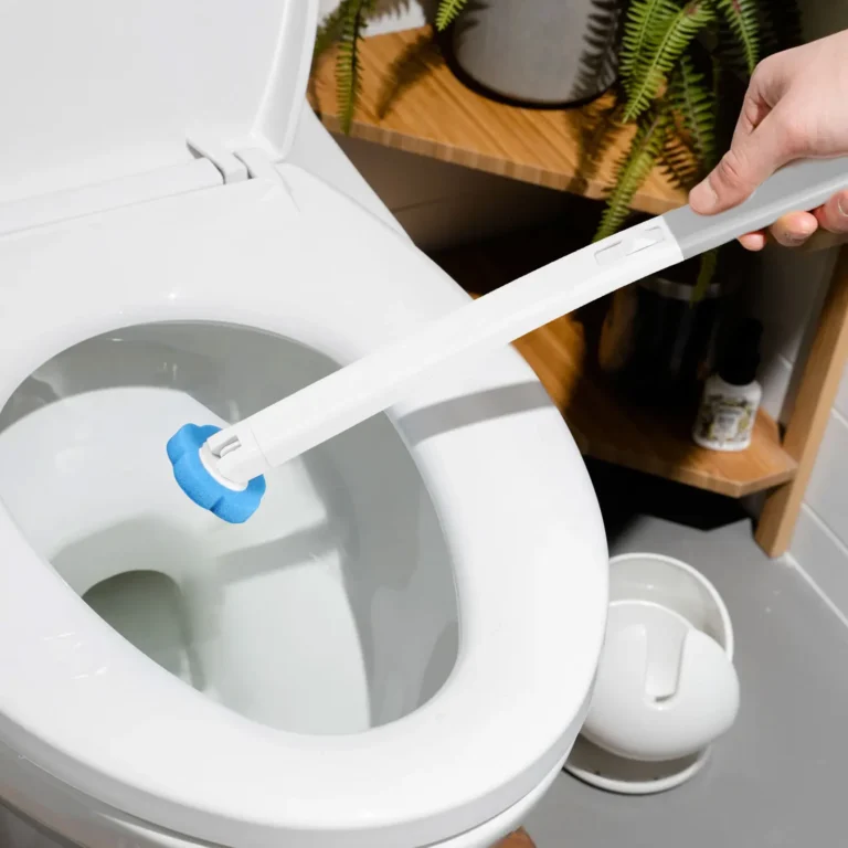 24-72 Stück Einweg-Toilettenbürste Ersatzkopf Reinigungsset Langer Griff Toilettenschüssel BrushWc Zubehör Werkzeug 2