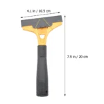 1 Stück Reinigungsschaber, ergonomischer Rohrgriff, rutschfester Griff für Fliesen, Glas, Keramik, Beton, Holzoberflächen, industrielle Reinigung im Haushalt 2