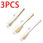 Holz-Flaschenreinigungsbürste mit langem Griff, Waschbürste, Reiniger für Flaschen, Innenbürste zum Reinigen von Babyflaschen QJS002 6