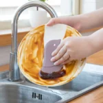 Pinguin-Soft-Schaber: Pfannenreiniger, Küchenreinigungsbürste für verschmutzte Bratpfannen, Töpfe und Geschirr, Küchenreinigungswerkzeug 3
