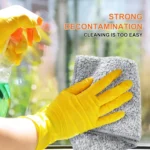 Bambus Holzkohle Handtuch feine Faser Geschirrs pülen Küchen tuch Lappen verdickt Wasser aufnahme Reinigung Handrei nigungs tuch 4