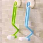 2/3/4 Stück Gebogene Toilettenbürste mit Langem Griff, Toilettenreinigungsbürsten, Haushalts-Tiefenreinigungswerkzeuge, Badezimmerzubehör 6