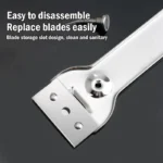 Edelstahl Schaber Werkzeug Küche Glas Keramik Fliesen Reiniger Wand Boden Farbe Dekontamination Messer Klinge Schaber 5